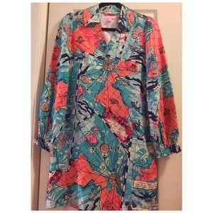 LILLY PULITZER X MARKS THE SPOT WAYLES DRESS SZ 2