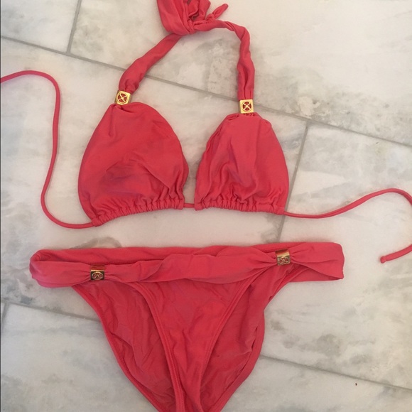 Vix Other - Vix coral colored bikini