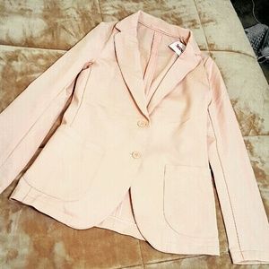 Light Melon Blazer jacket - Size Medium NWOT