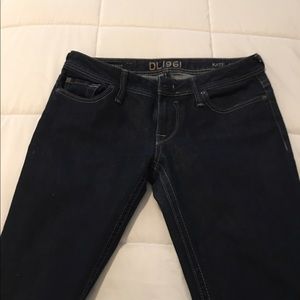 DL1961 Dark Denim Slim Straight Jeans Style Kate