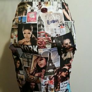 Fun Collage Skirt