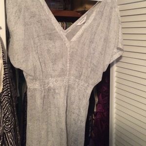 Sheer Athleta foil swim cover up