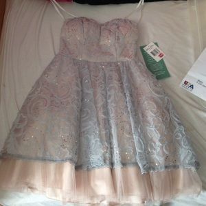 Neiman Marcus strapless short dress