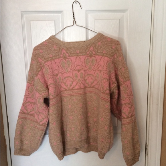 Vintage pastel pink sweater
