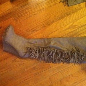 Victoria's Secret Fringe Boot.