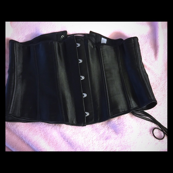 Steel boned corset
