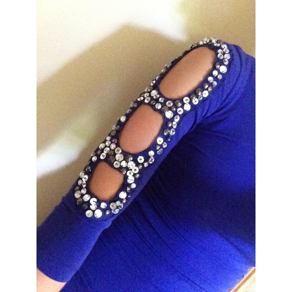 Royal blue homecoming dress - Picture 2 of 2