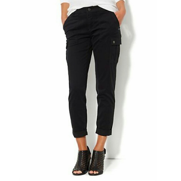 New York & Company Pants - New York and Company Boyfriend Twill Cargo Pants