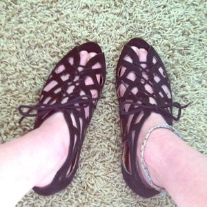 Mia lace-up flats