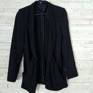 Express draped pocket blazer