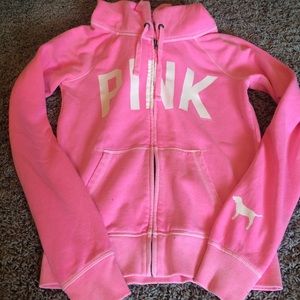 Bright Pink VS zip up