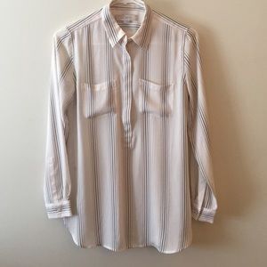 1/2 button down, Loft blouse