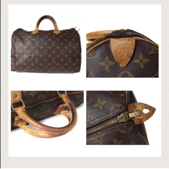 Authentic Louis Vuitton Speedy 30 Handbag