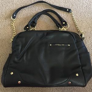 Olivia and Joy Black Satchel
