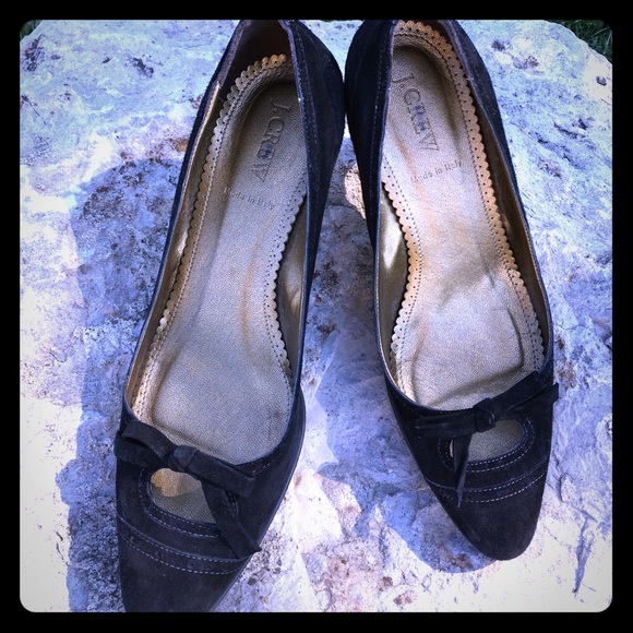 Jcrew Suede kitten Heel Pump - Picture 1 of 4