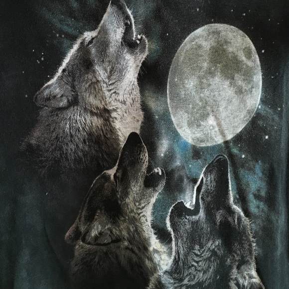 Three wolf moon shirt. M