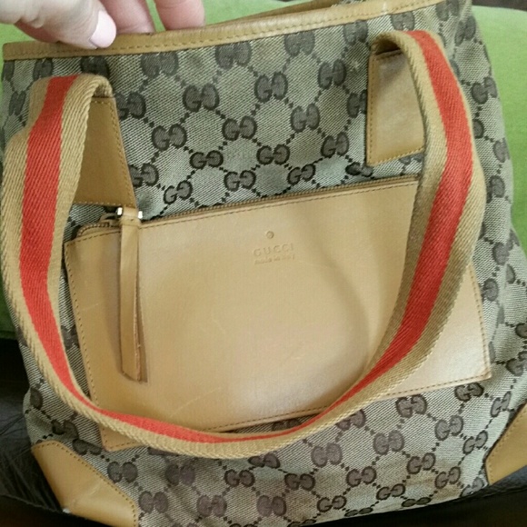 Authentic Gucci logo bag