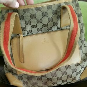 Authentic Gucci logo bag