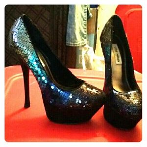 Steve madden ombre sequence pumps