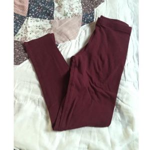 Brand new Burgundy leggings