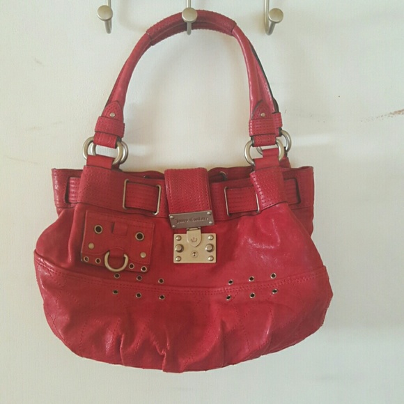 Juicy Couture Red Leather Bag