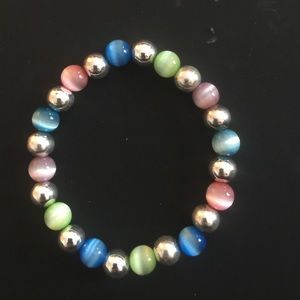 Silver Multicolor Bracelet