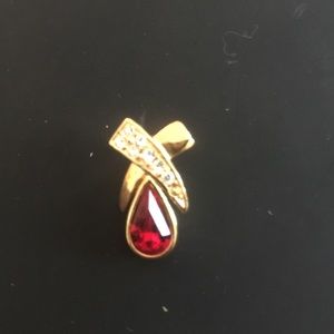 Roman Red & Gold Pendant