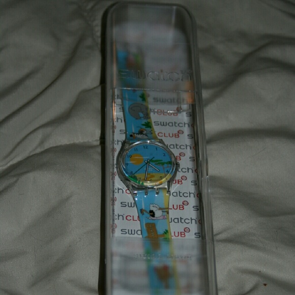 New Swatch Watch Safari Beach