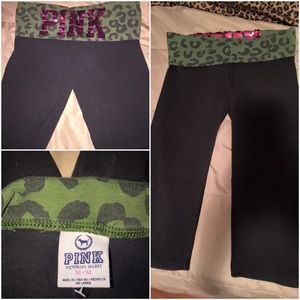 PINK capris yoga pants