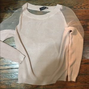 See-thru sweater