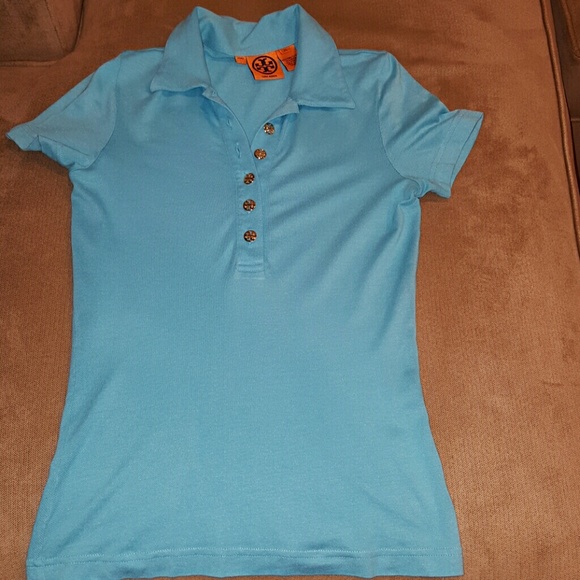 Tory Burch terquoise Polo size xs