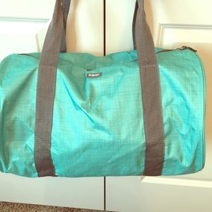 Turquoise thirty-one duffel bag