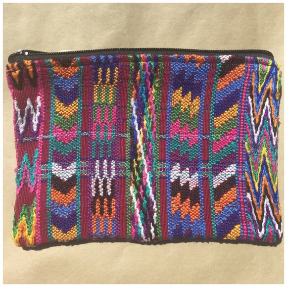 Ketzali Recycled Textile Zippered Bag Pouch - Picture 3 of 4