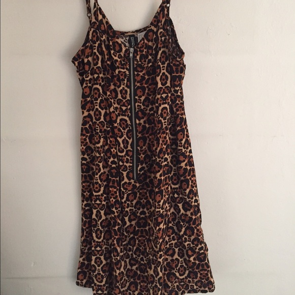 ❌SOLD❌Cheetah Print Spaghetti Strap Dress