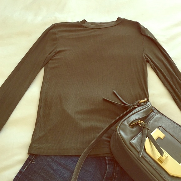 Olive green T-shirt