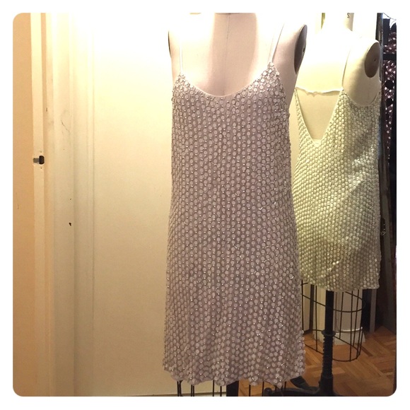 Parker beaded slip dress.