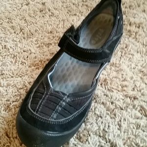 Slip on black shoes