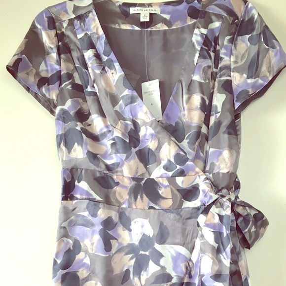 Watercolor Silk Lourdes Floral Dress