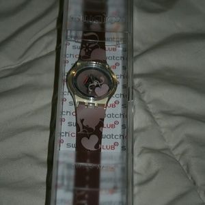 New Swatch Watch Pink Ivy