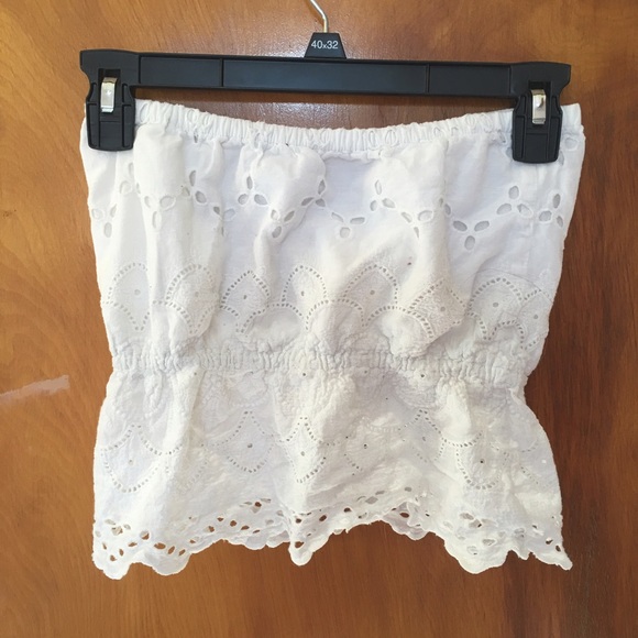 Strapless Crop Top