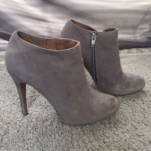 Aldo suede ankle booties