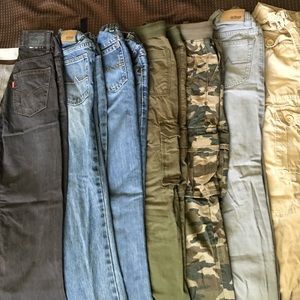 7 pairs of Little Boy Pants