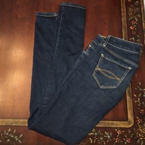 Abercrombie & Fitch Super Skinny Dark Wash Jeans