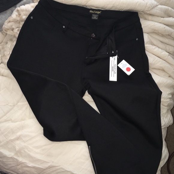 Black jeggings 👖polyester material - Picture 1 of 4