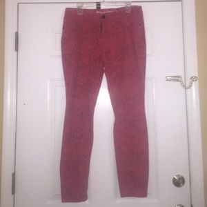Mossimo Red Skinny Jeans