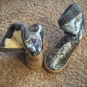 Sparkly Victoria's Secret PINK boots
