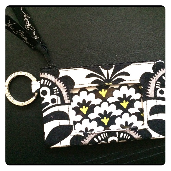 Spring Vera Bradley ID holder keychain