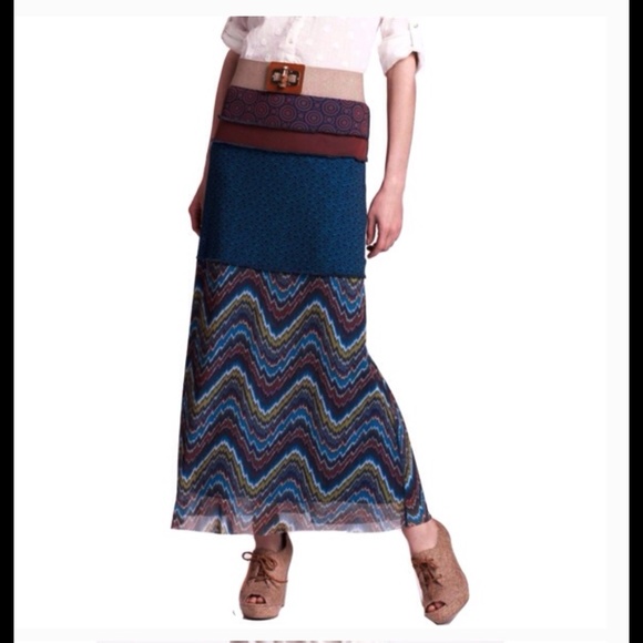 Weston Wear Maxi Boho Gypsy Skirt