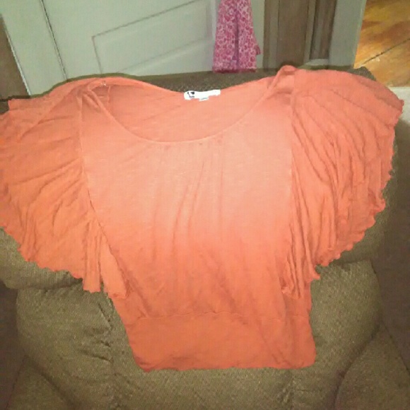 Burnt orange body central shirt