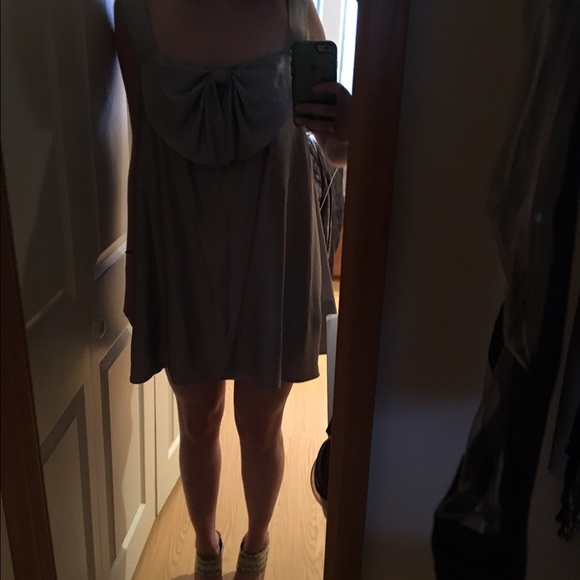 Silver Cocktail/Prom Dress - Picture 4 of 4